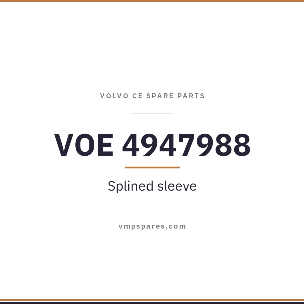 VOE 4947988 – Splined sleeve