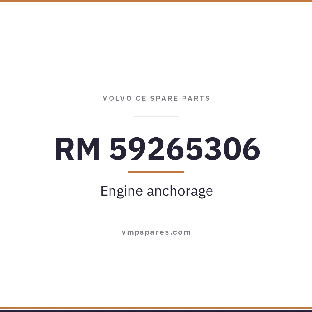 RM 59265306 – Engine anchorage