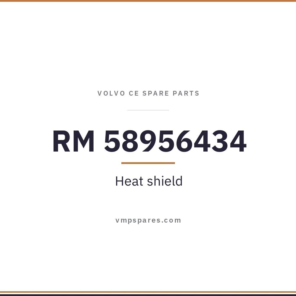 RM 58956434 – Heat shield