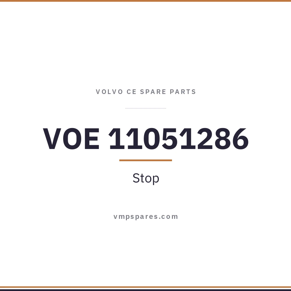 VOE 11051286 – Stop