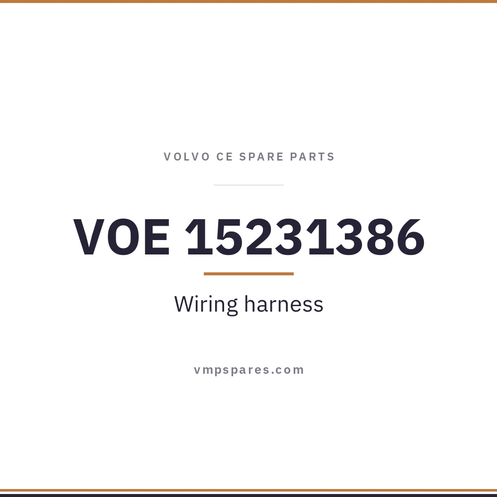 VOE 15231386 – Wiring harness