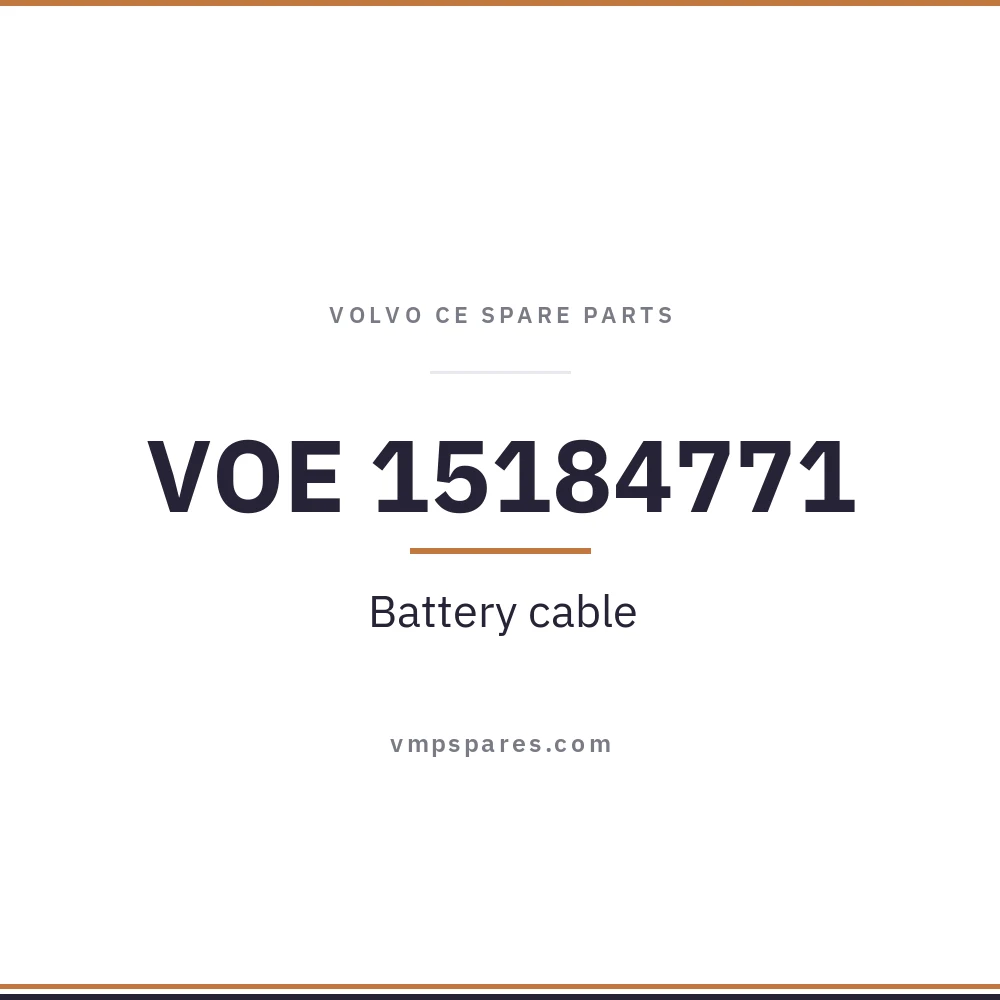 VOE 15184771 – Battery cable