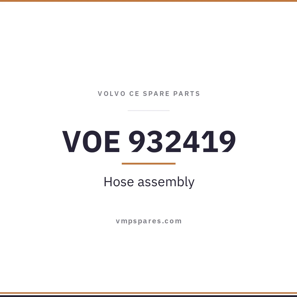 VOE 932419 – Hose assembly