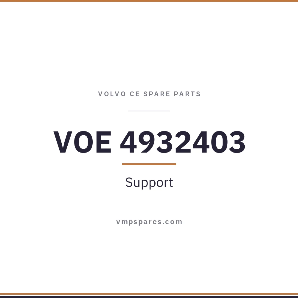 VOE 4932403 – Support