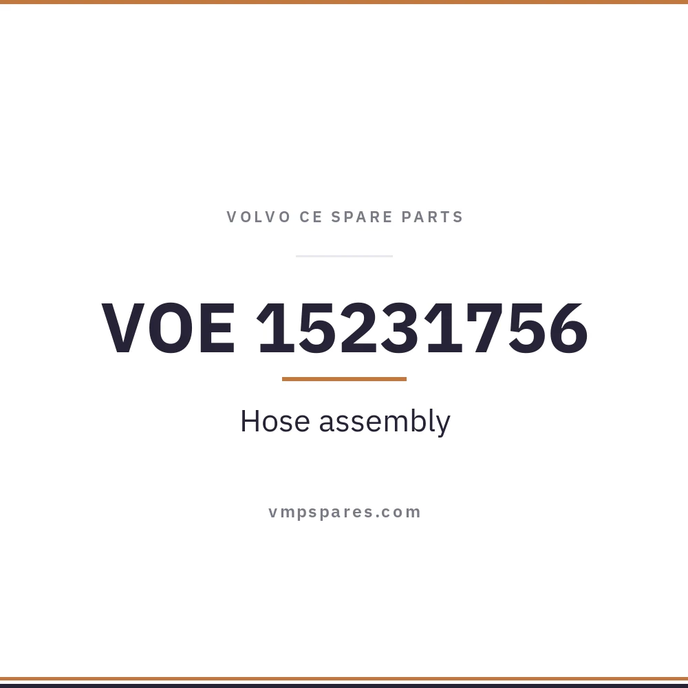 VOE 15231756 – Hose assembly