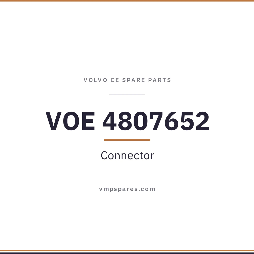 VOE 4807652 – Connector