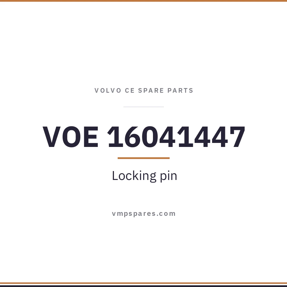 VOE 16041447 – Locking pin