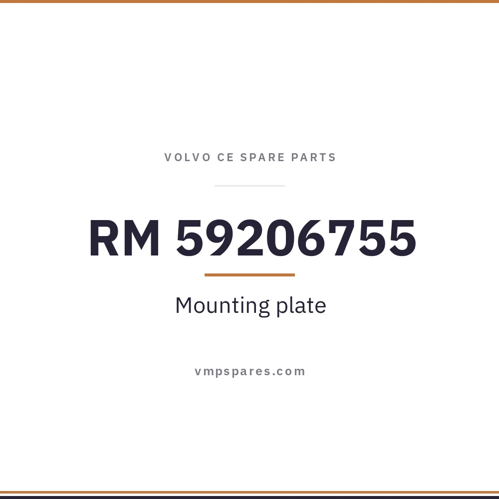 RM 59206755 – Mounting plate