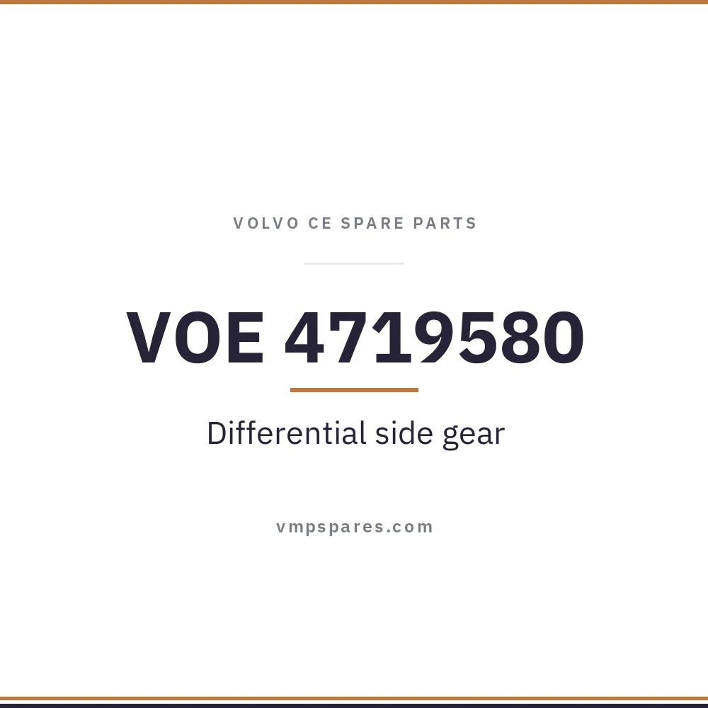VOE 4719580 – Differential side gear