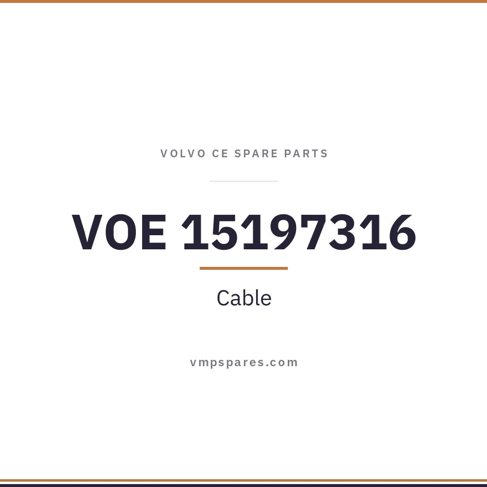 VOE 15197316 – Cable