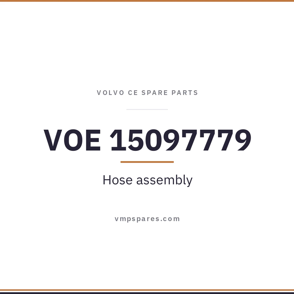 VOE 15097779 – Hose assembly