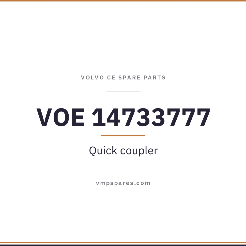 VOE 14733777 – Quick coupler
