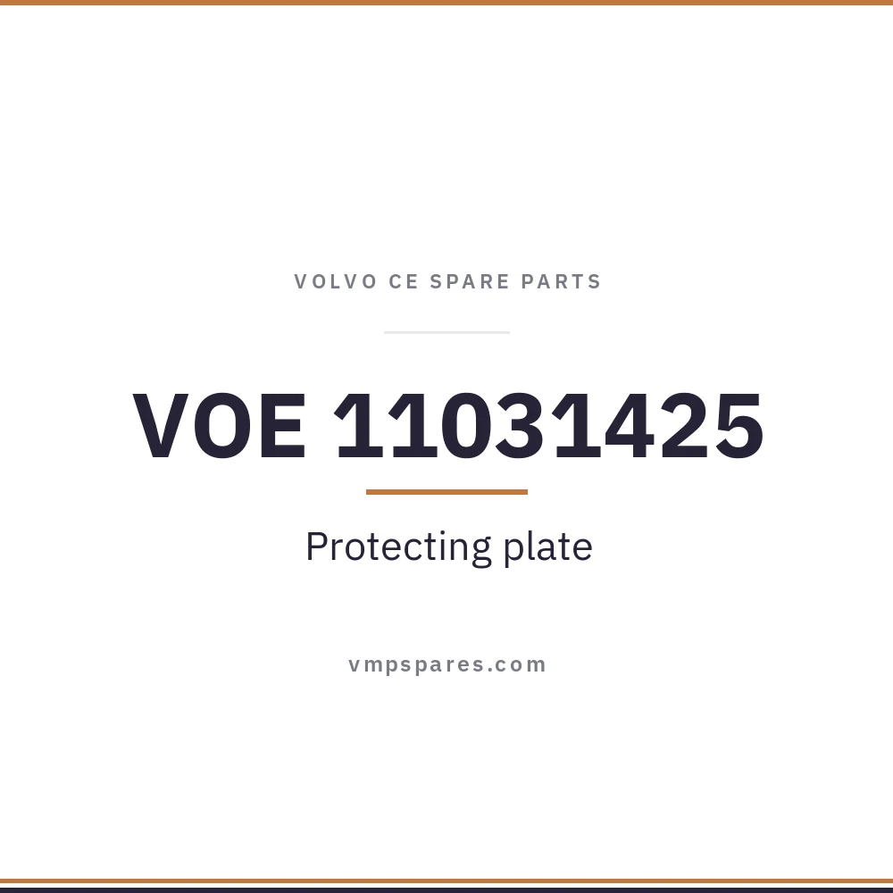 VOE 11031425 – Protecting plate