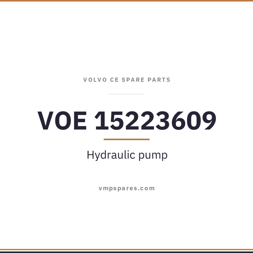 VOE 15223609 – Hydraulic pump