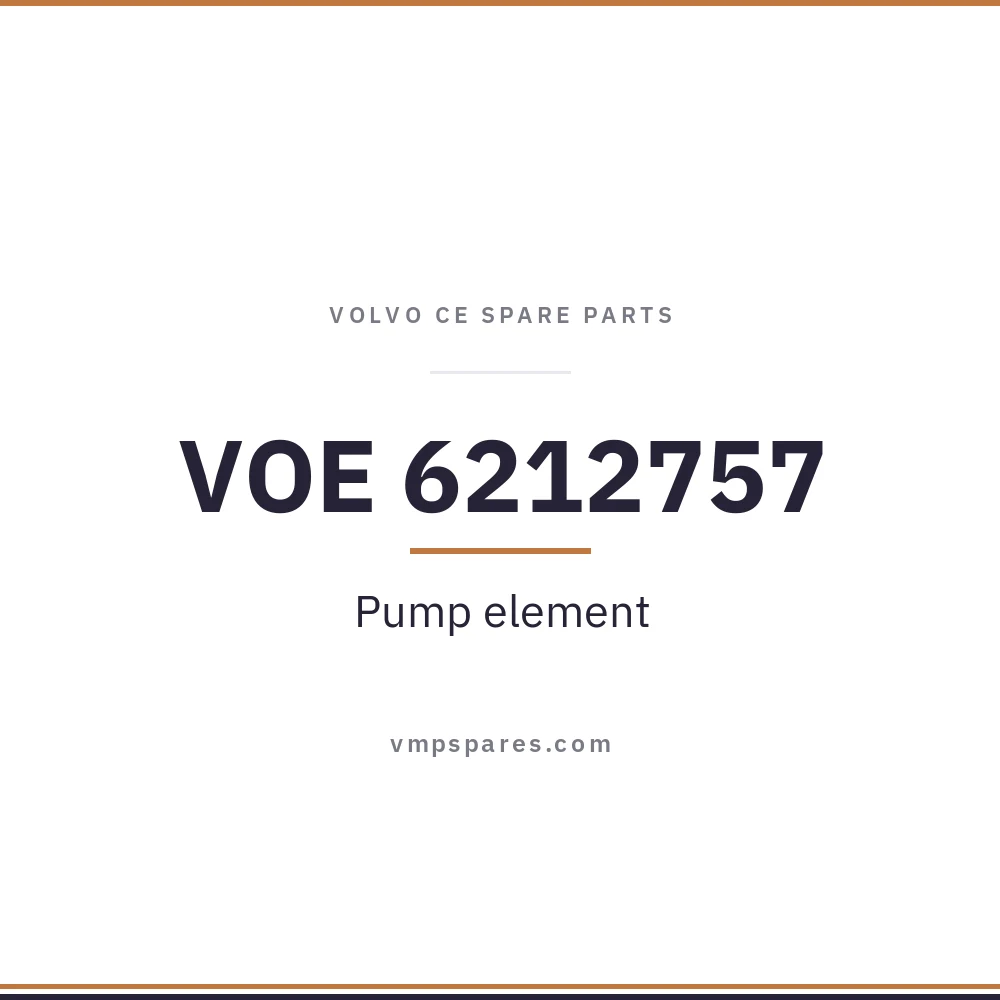 VOE 6212757 – Pump element