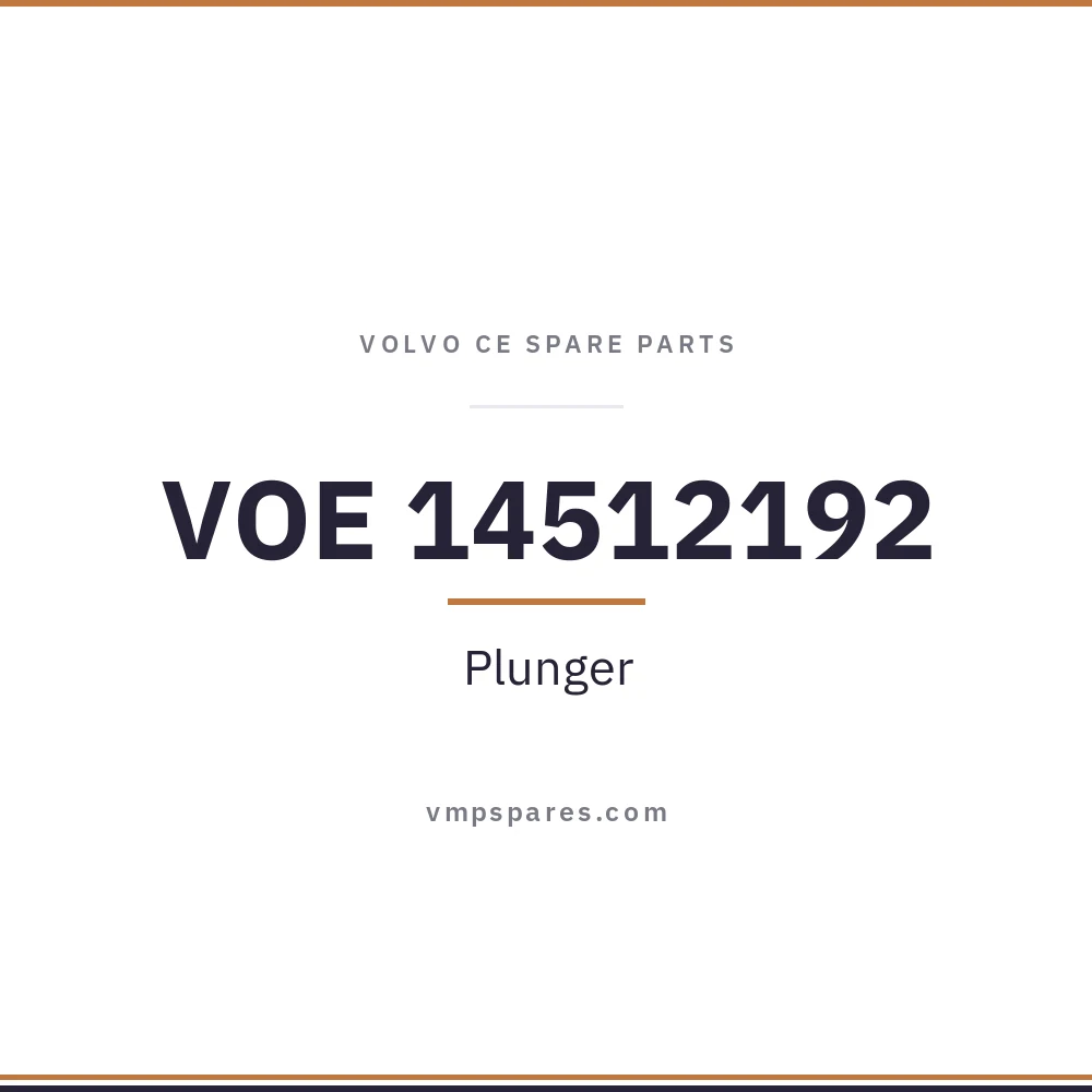 VOE 14512192 – Plunger