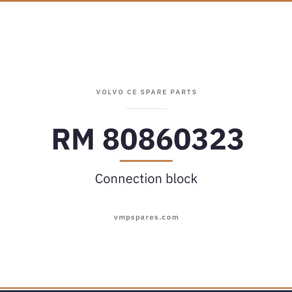 RM 80860323 – Connection block