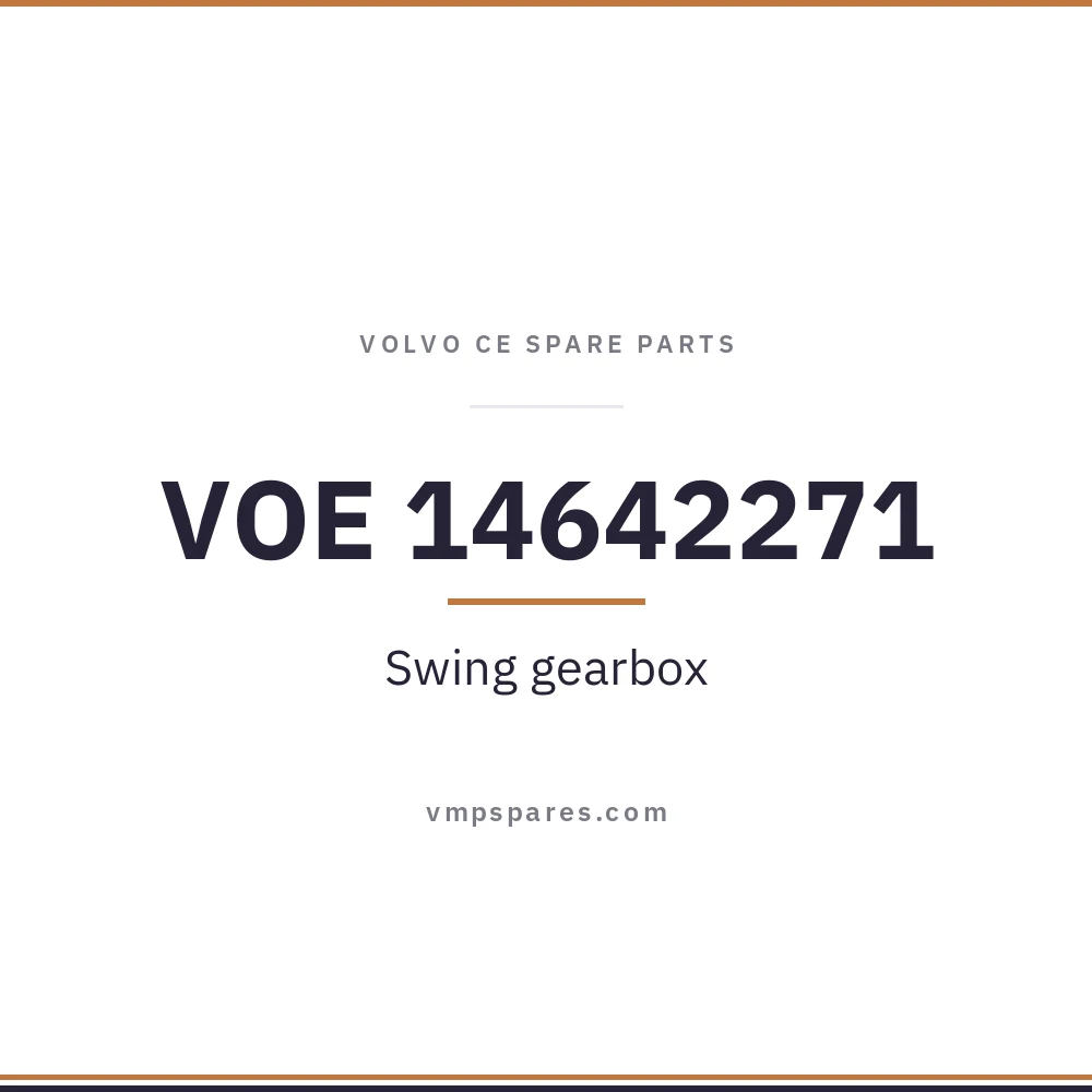 VOE 14642271 – Swing gearbox