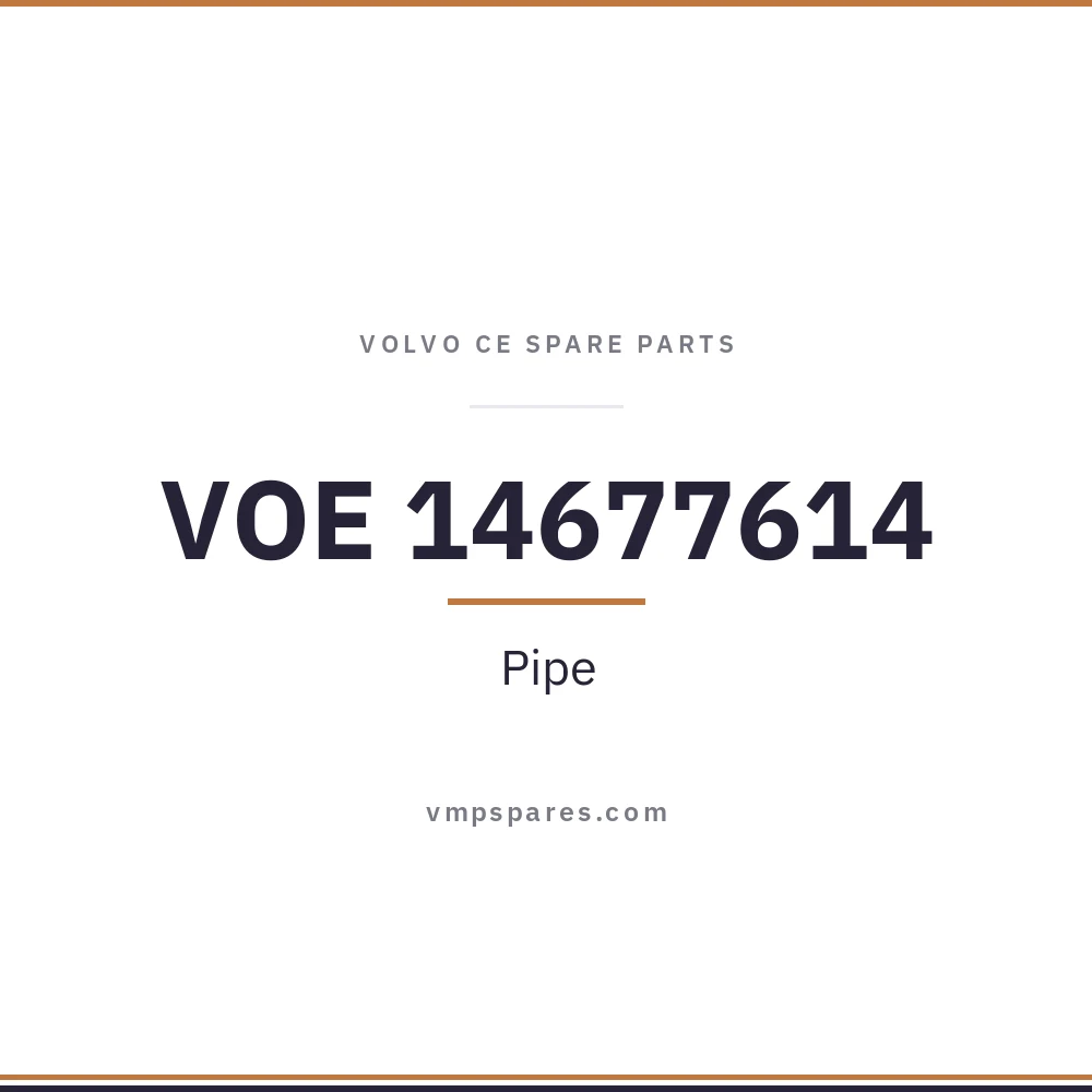 VOE 14677614 – Pipe