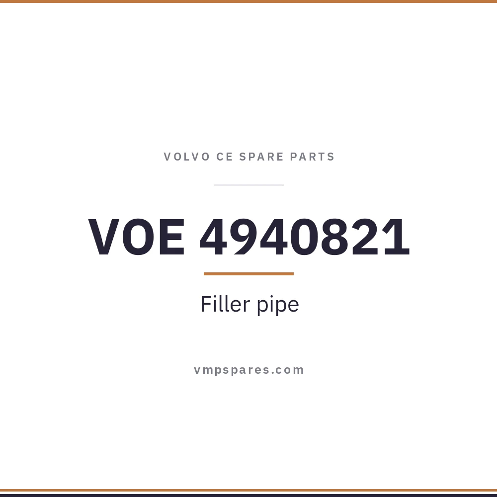 VOE 4940821 – Filler pipe