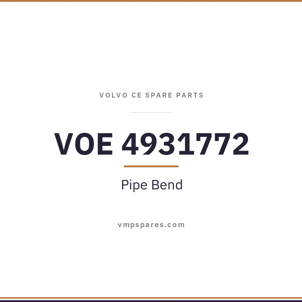 VOE 4931772 – Pipe Bend