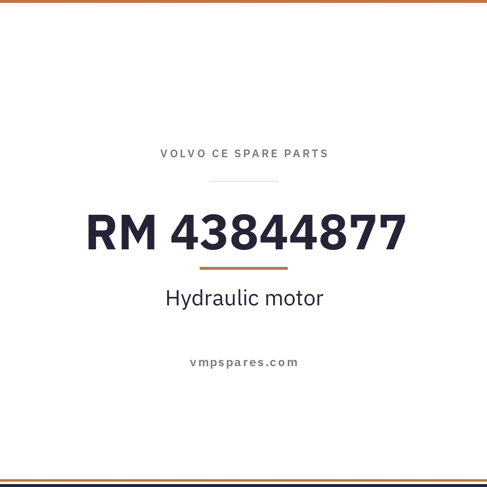 RM 43844877 – Hydraulic motor