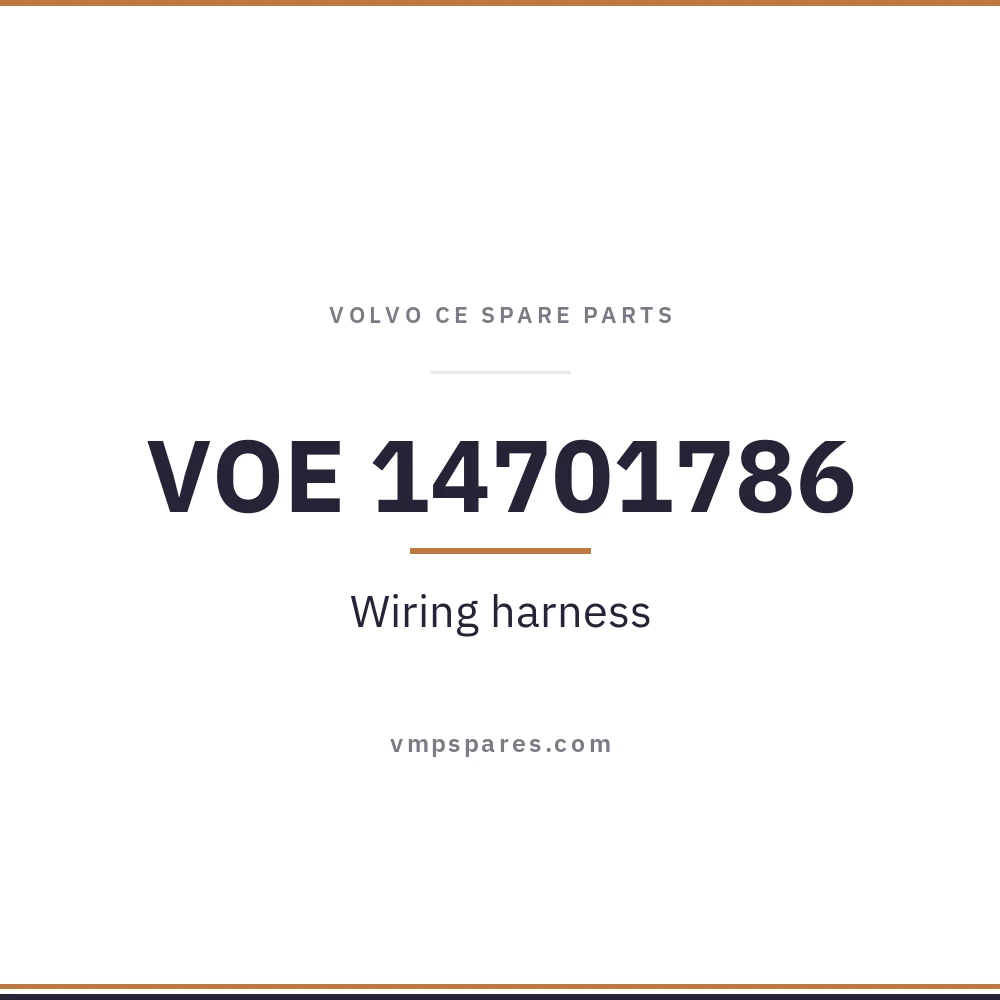 VOE 14701786 – Wiring harness