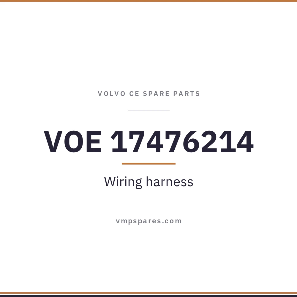 VOE 17476214 – Wiring harness