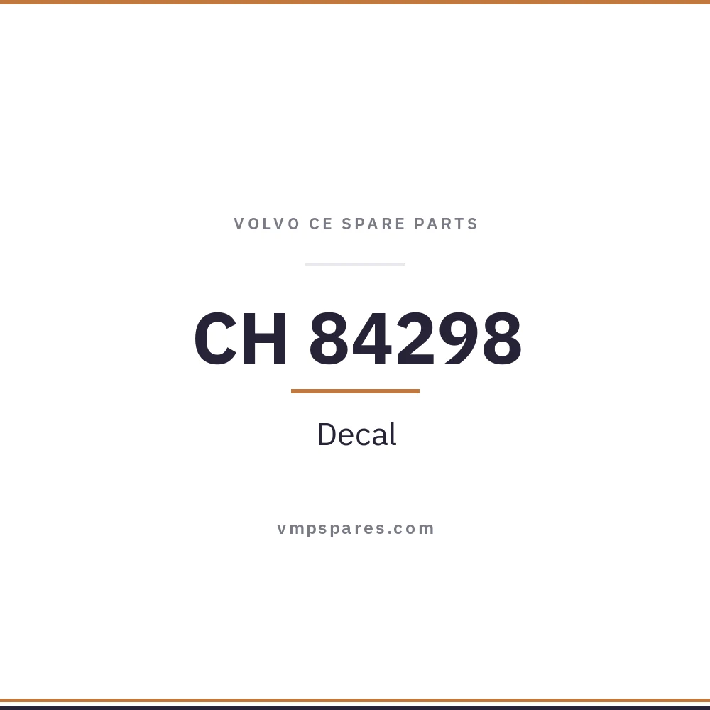 CH 84298 – Decal