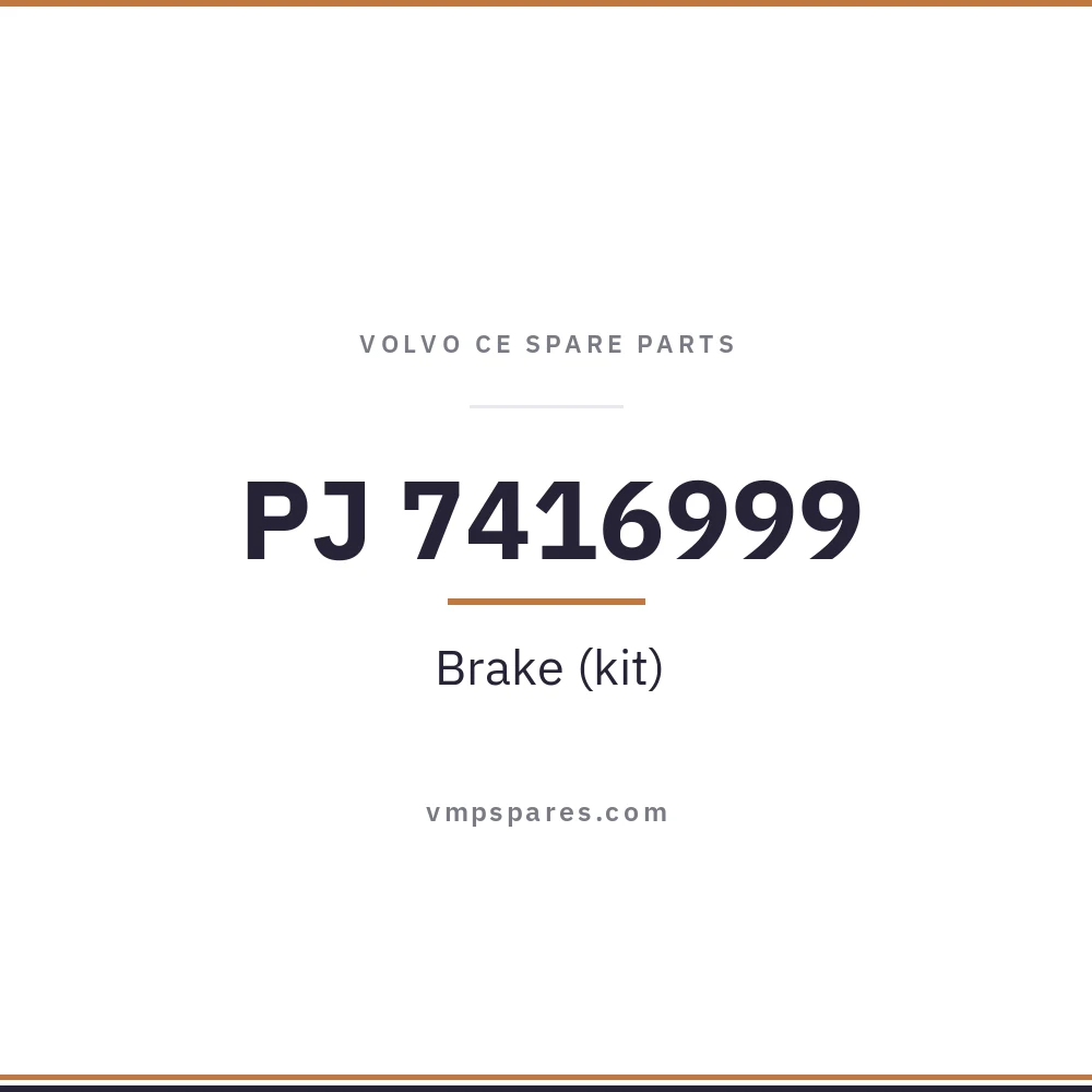 PJ 7416999 – Brake (kit)
