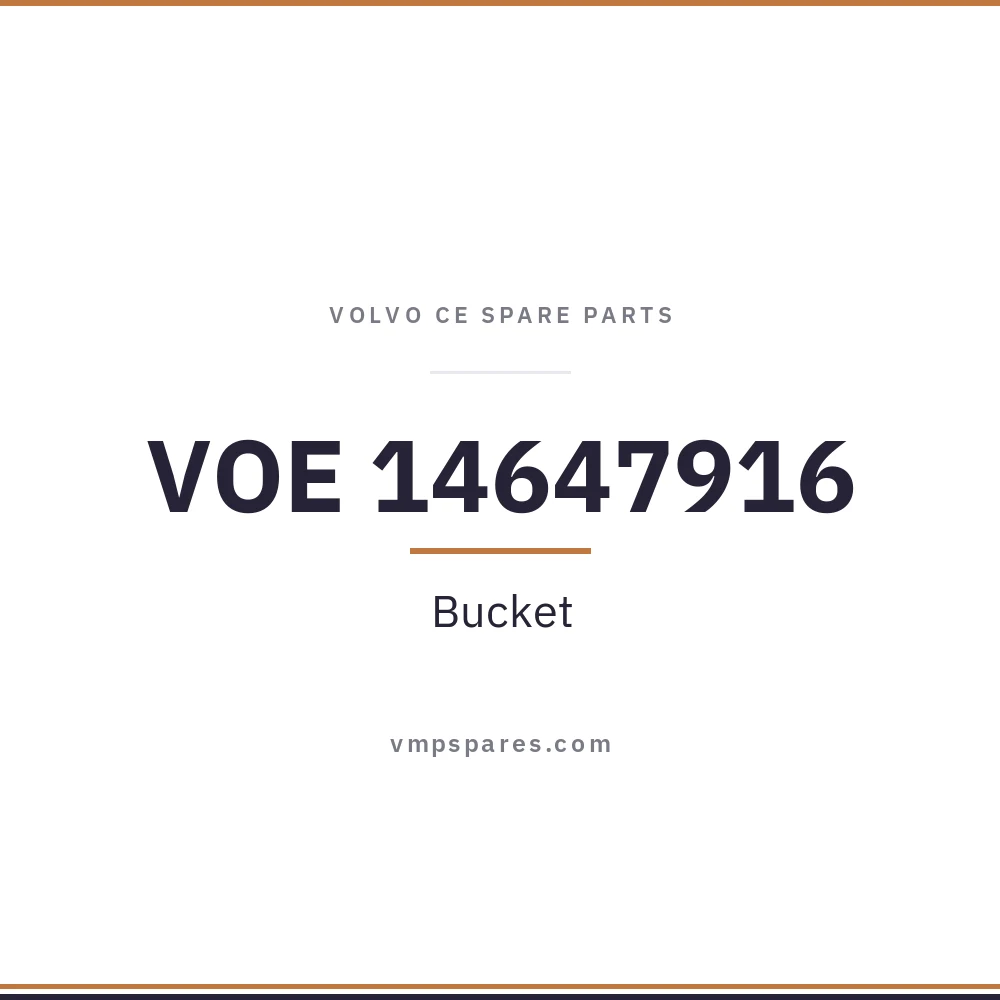 VOE 14647916 – Bucket