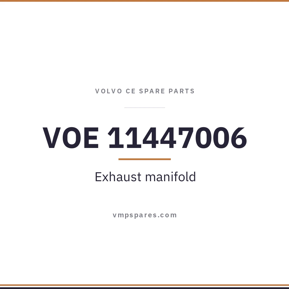 VOE 11447006 – Exhaust manifold
