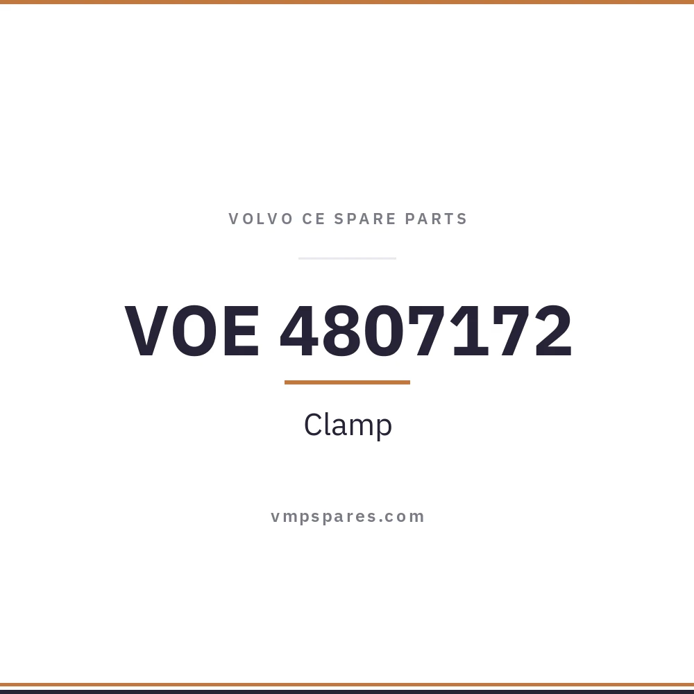 VOE 4807172 – Clamp