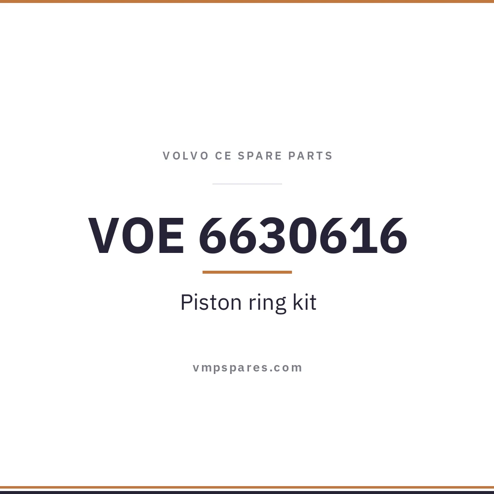 VOE 6630616 – Piston ring kit