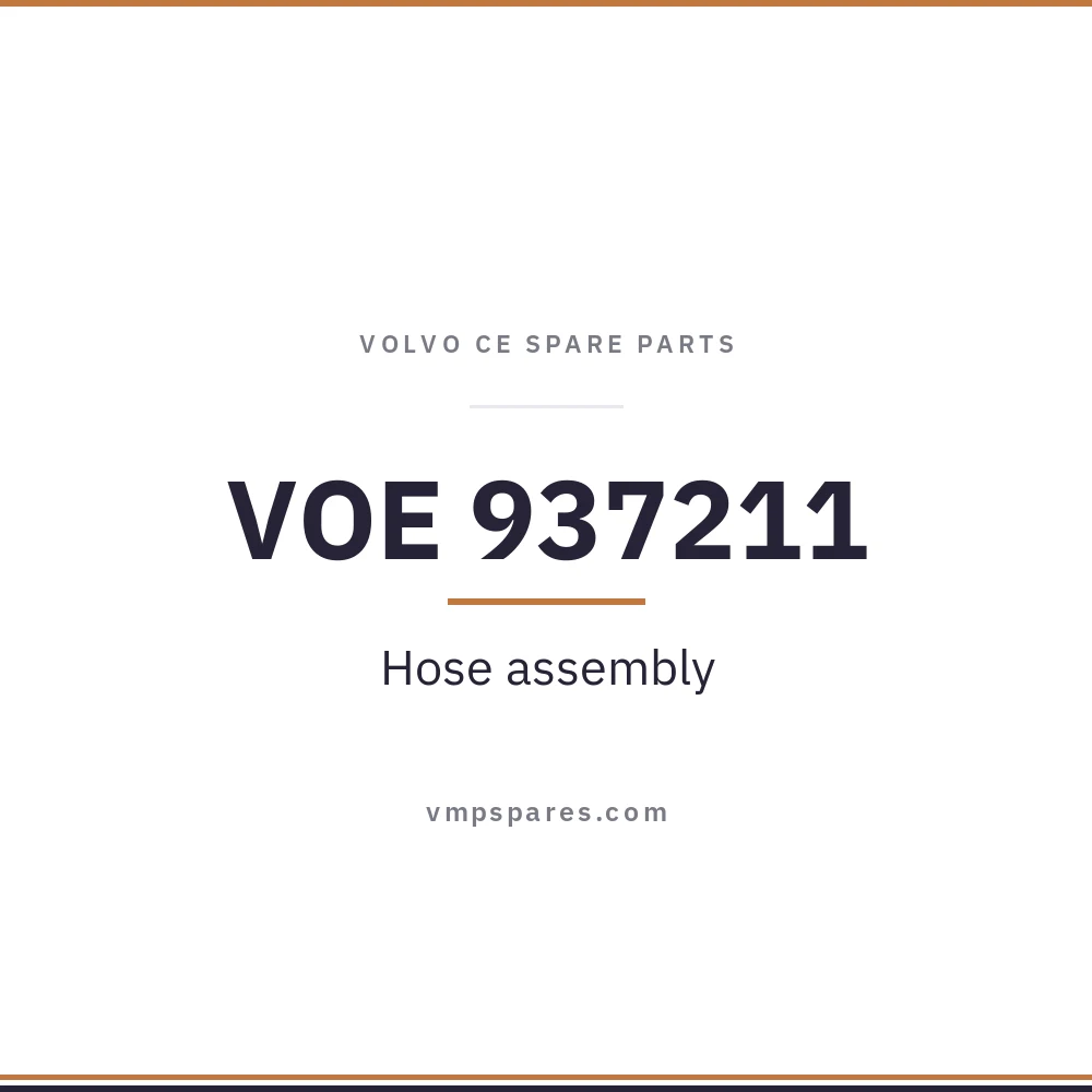 VOE 937211 – Hose assembly
