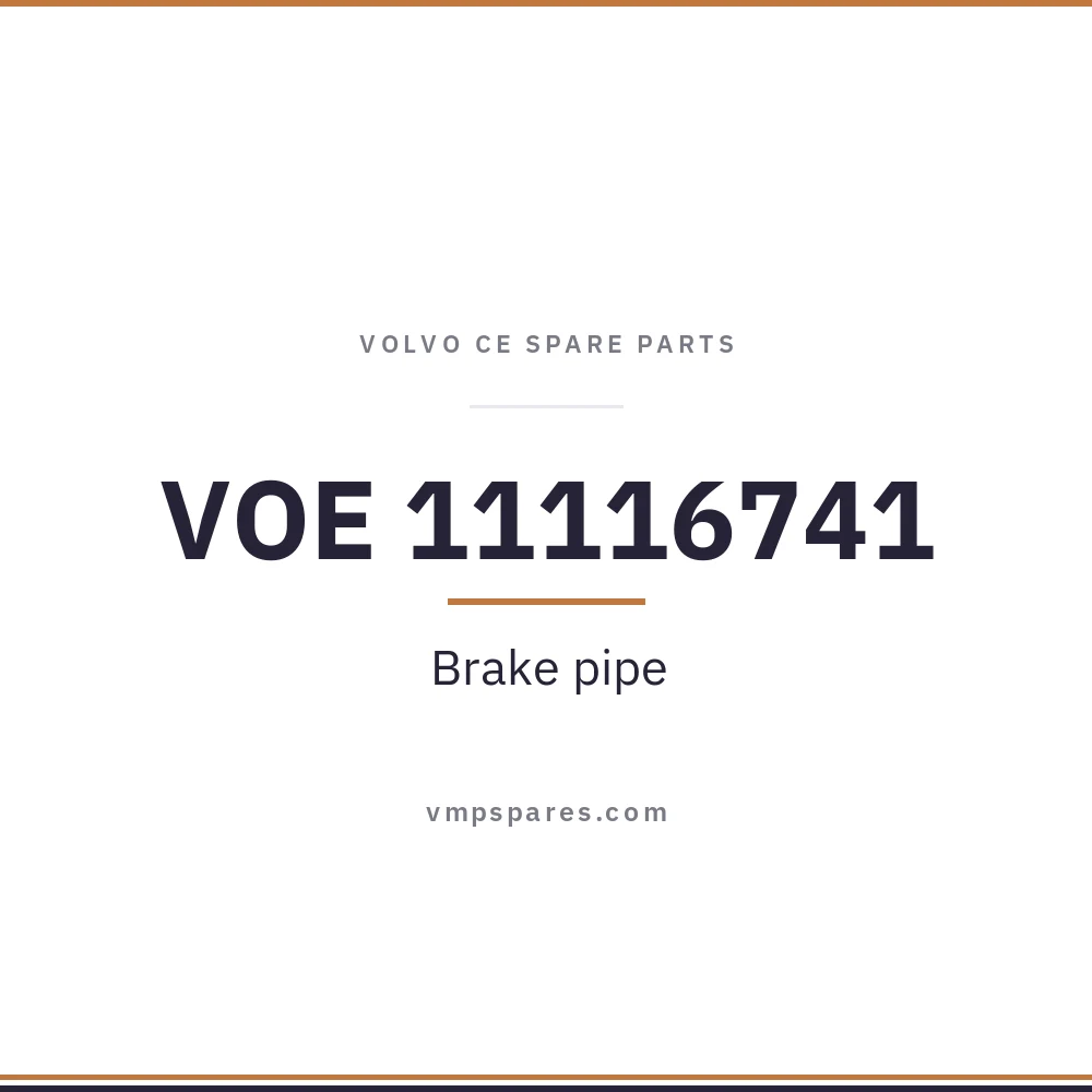 VOE 11116741 – Brake pipe