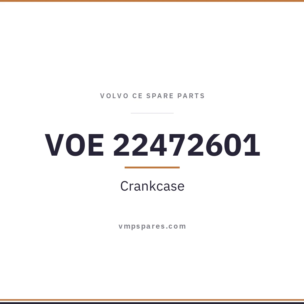 VOE 22472601 – Crankcase
