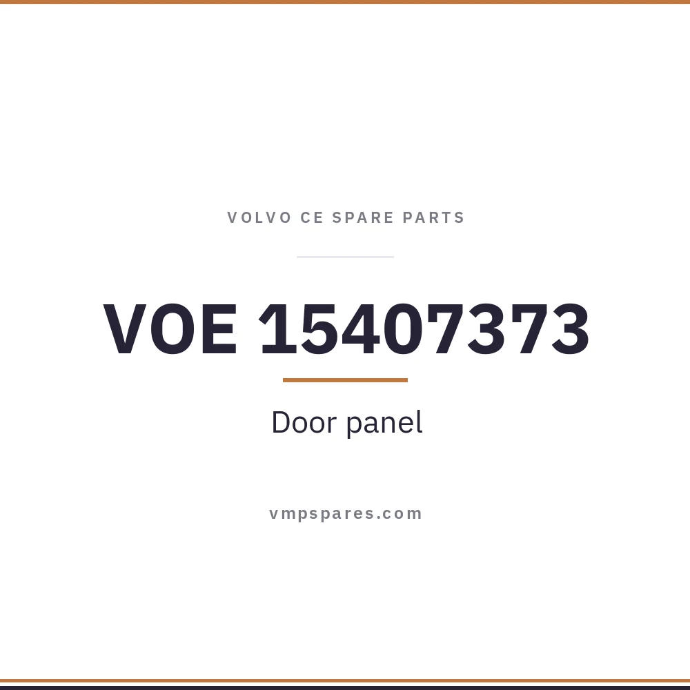 VOE 15407373 – Door panel
