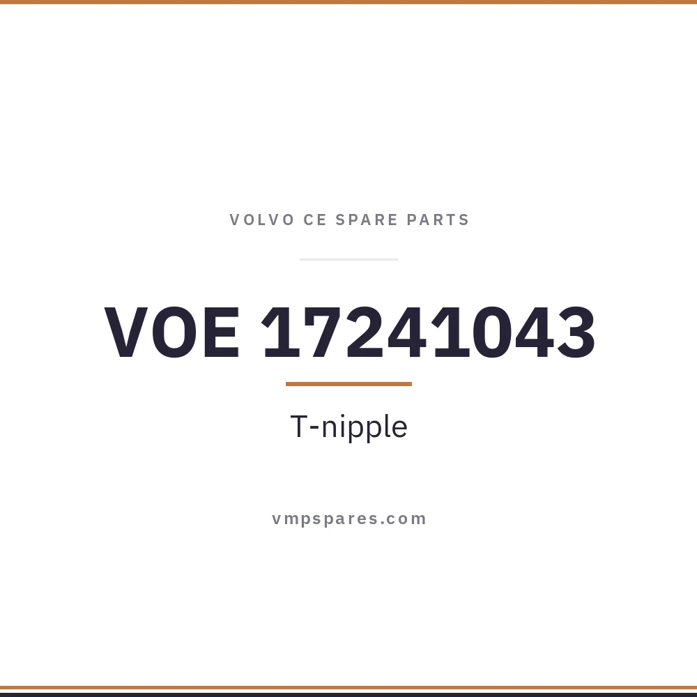 VOE 17241043 – T-nipple
