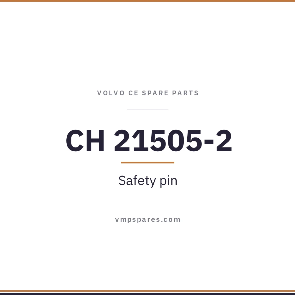 CH 21505-2 – Safety pin