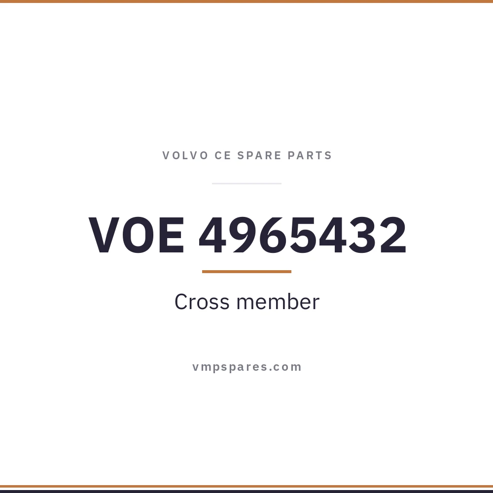 VOE 4965432 – Cross member