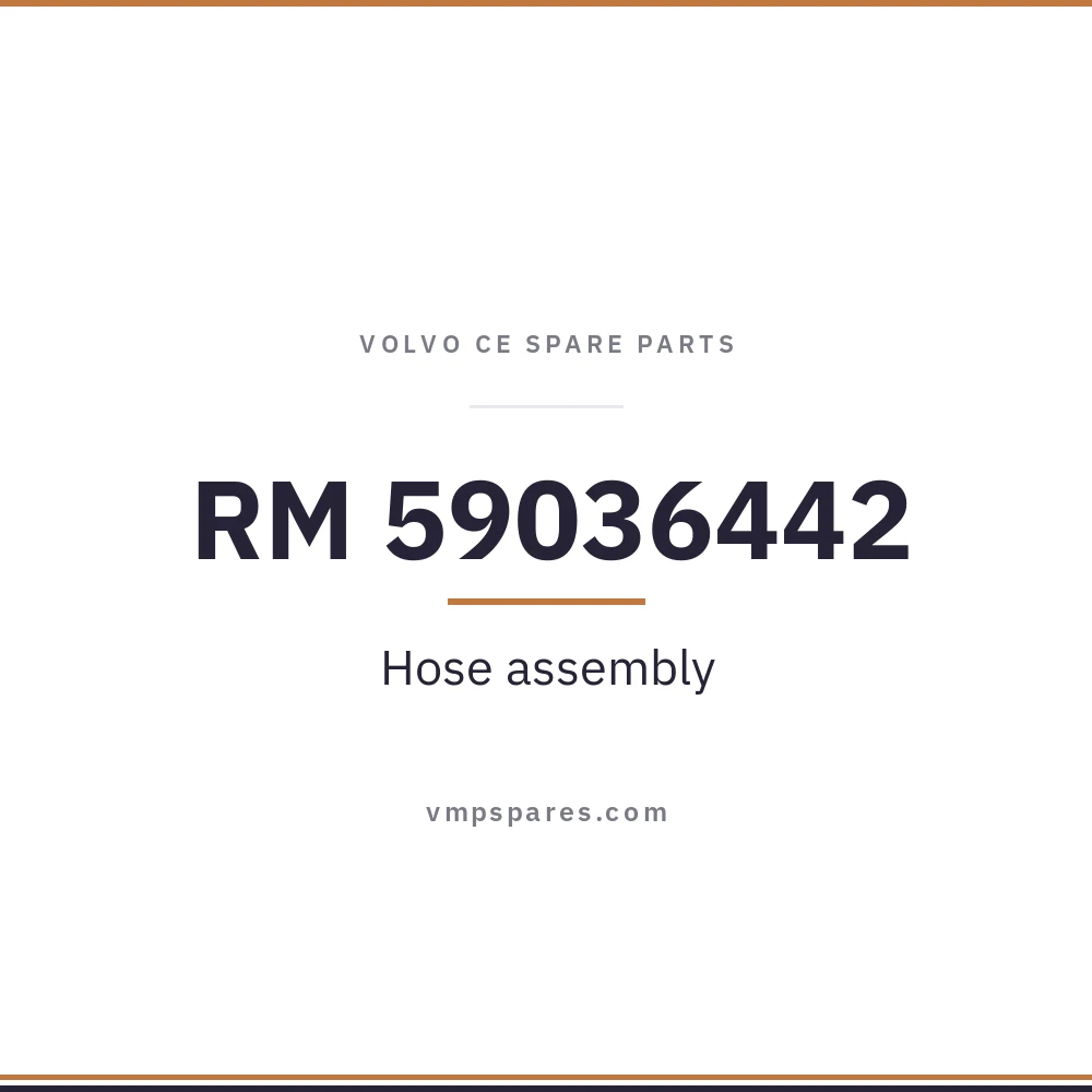 RM 59036442 – Hose assembly