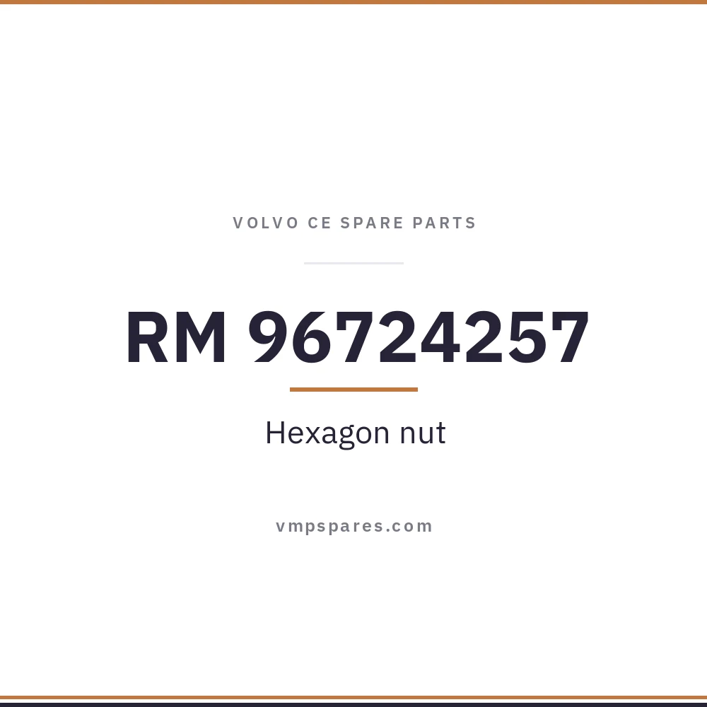 RM 96724257 – Hexagon nut