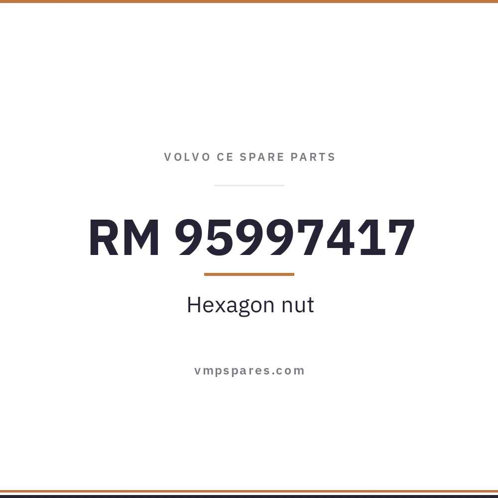 RM 95997417 – Hexagon nut
