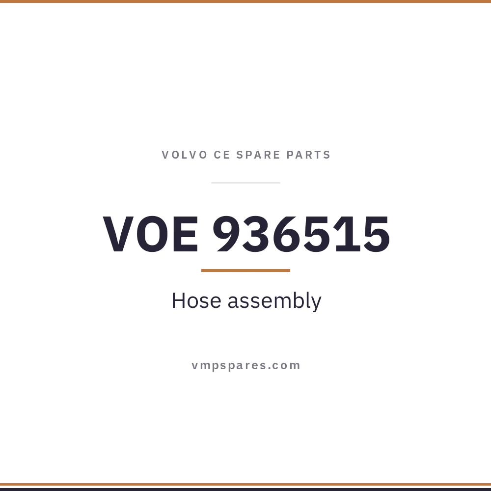 VOE 936515 – Hose assembly