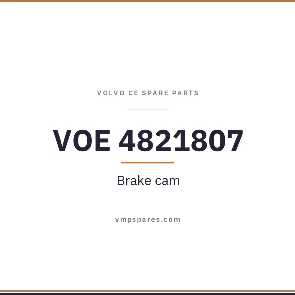 VOE 4821807 – Brake cam