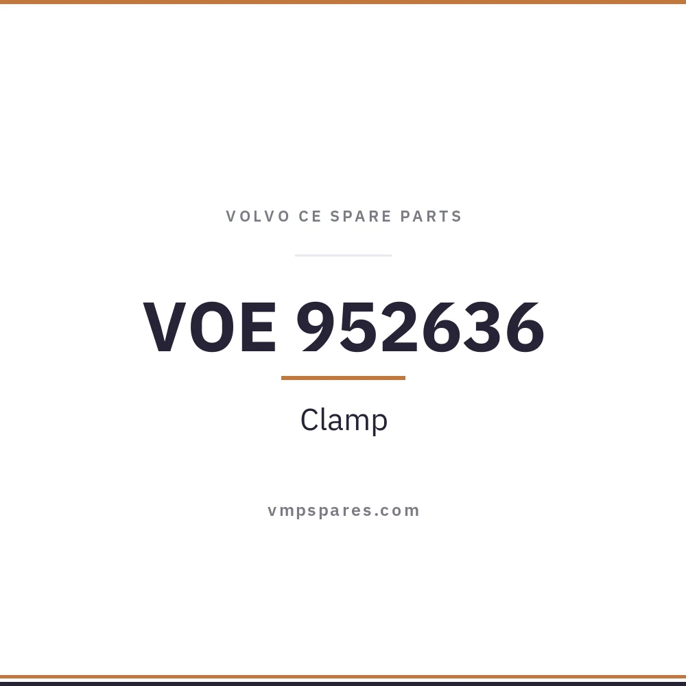 VOE 952636 – Clamp