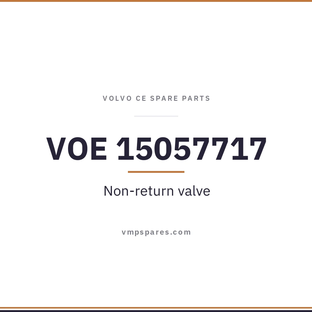 VOE 15057717 – Non-return valve