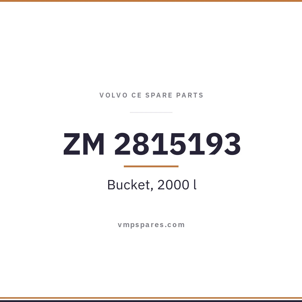 ZM 2815193 – Bucket, 2000 l