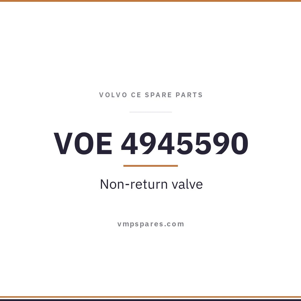 VOE 4945590 – Non-return valve